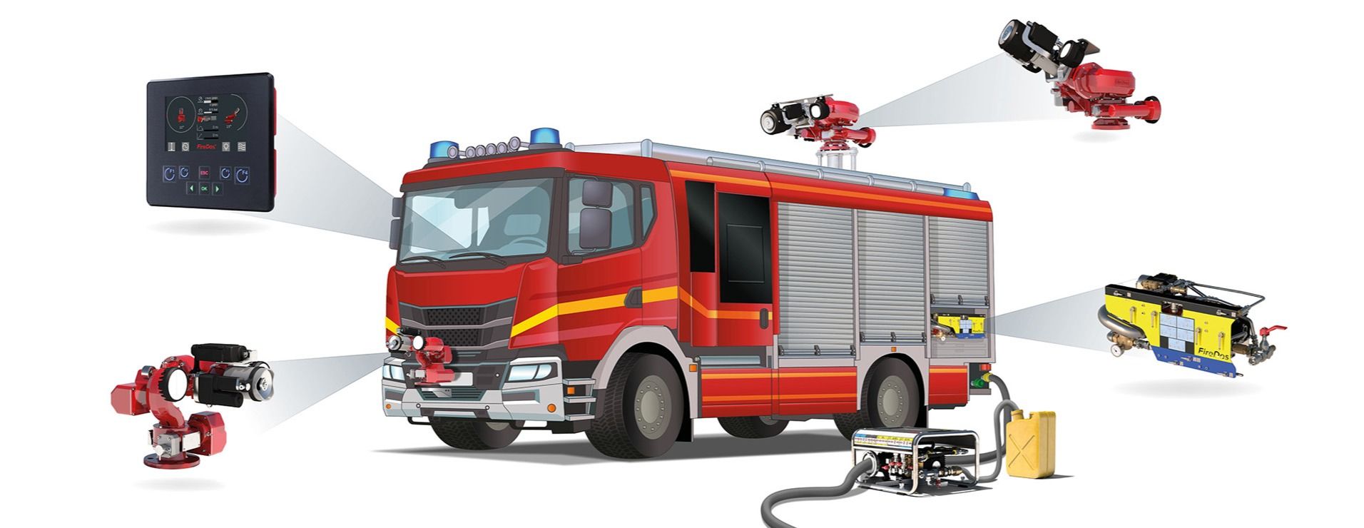 Löschtechnik für Feuerwehren