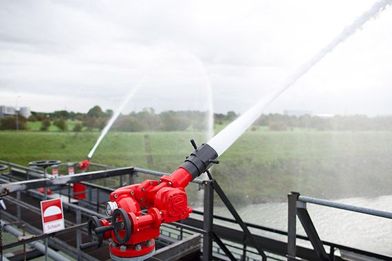 Löschmonitor im Einsatz