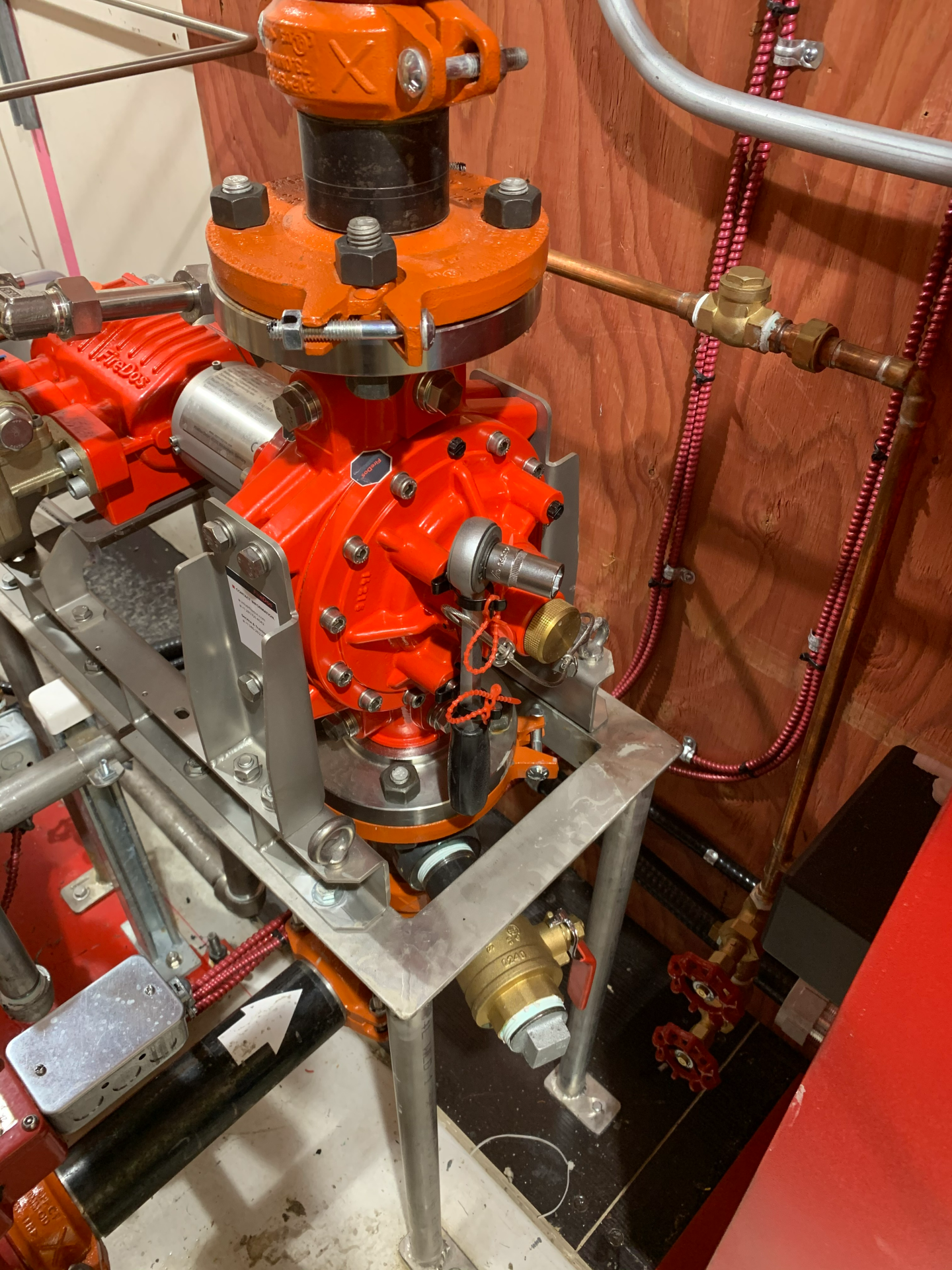 Vertikale Installation von FD500/1