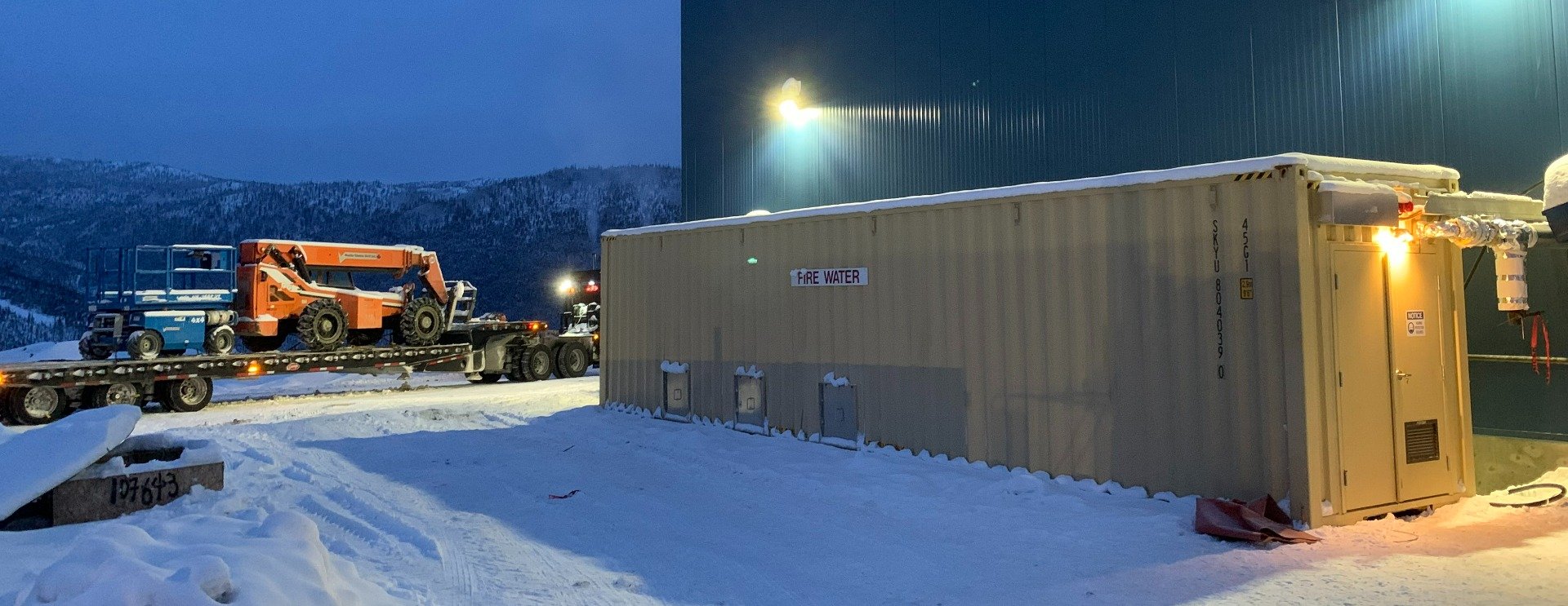 Installation von FD500/1 in kanadischer Goldmine