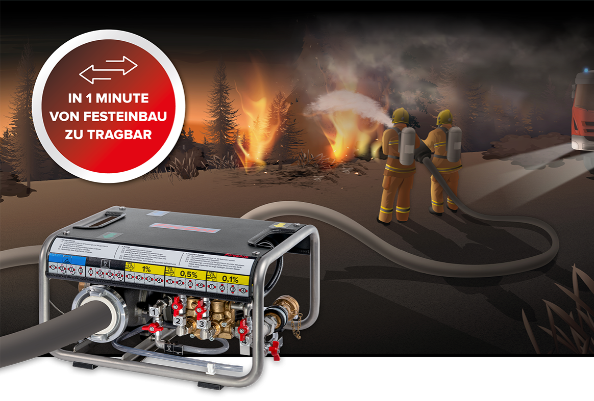 DZ1000 light Zumischsystem für Feuerwehren