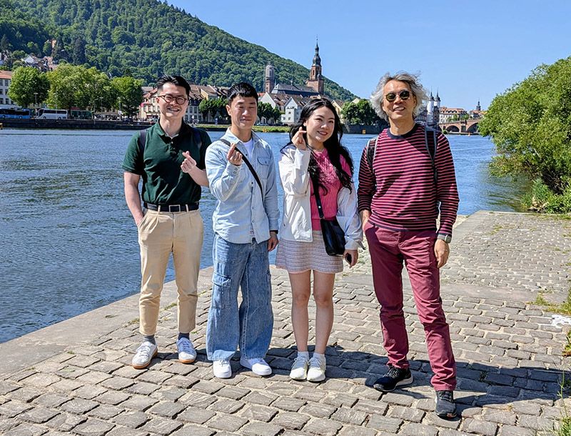 Shilla Fire in Heidelberg at the Neckar