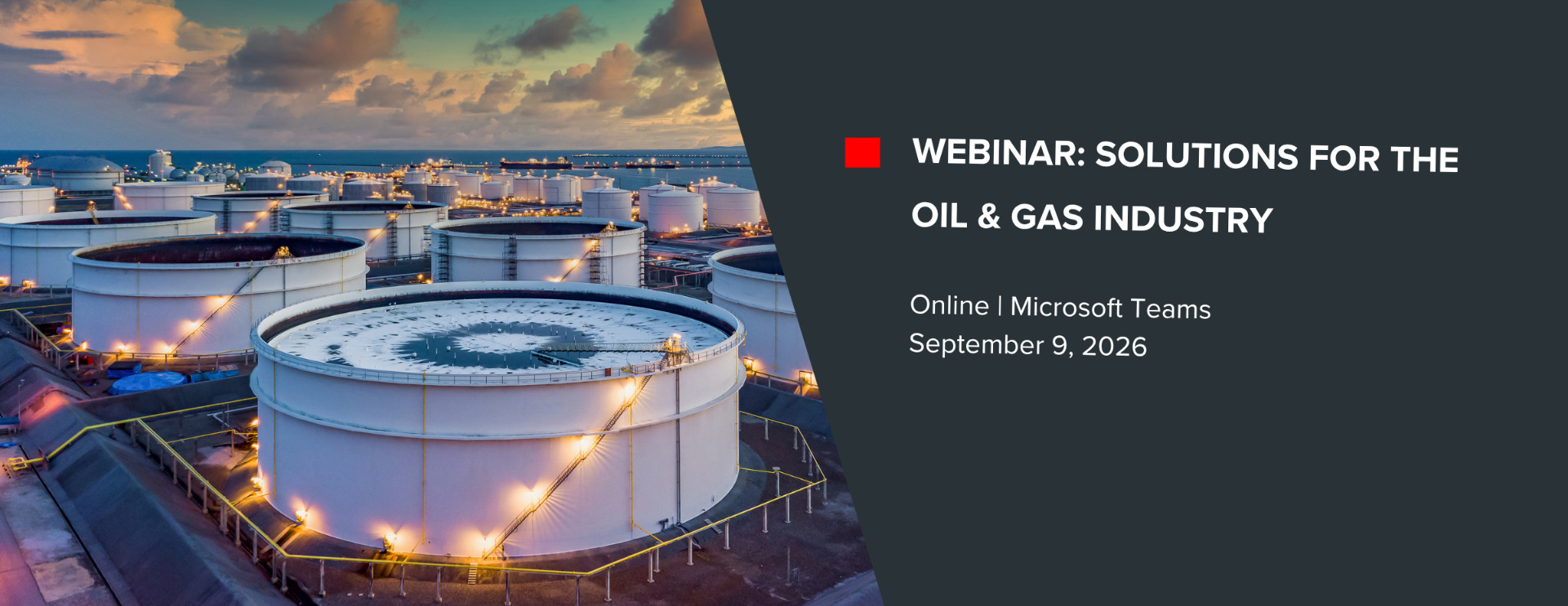 Upcoming FireDos Webinar: Solutions for the oil & gas industry
