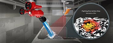 Early fire detection with automated extinguishing from FireDos