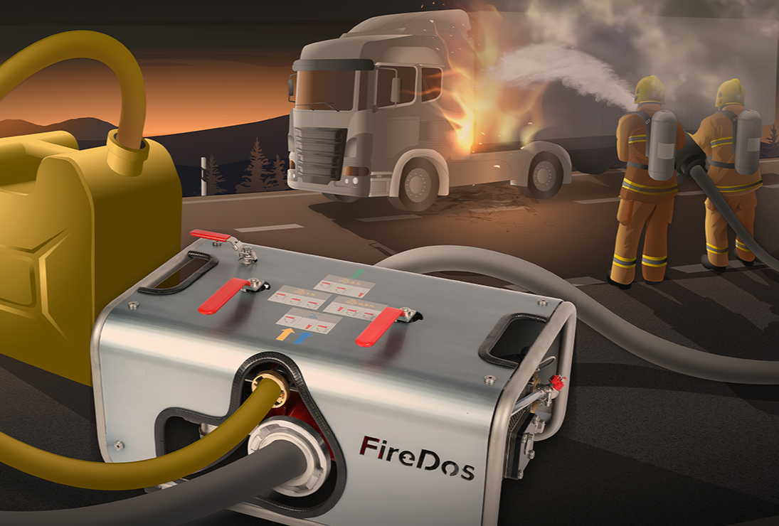 Portable proportioners for fire brigades