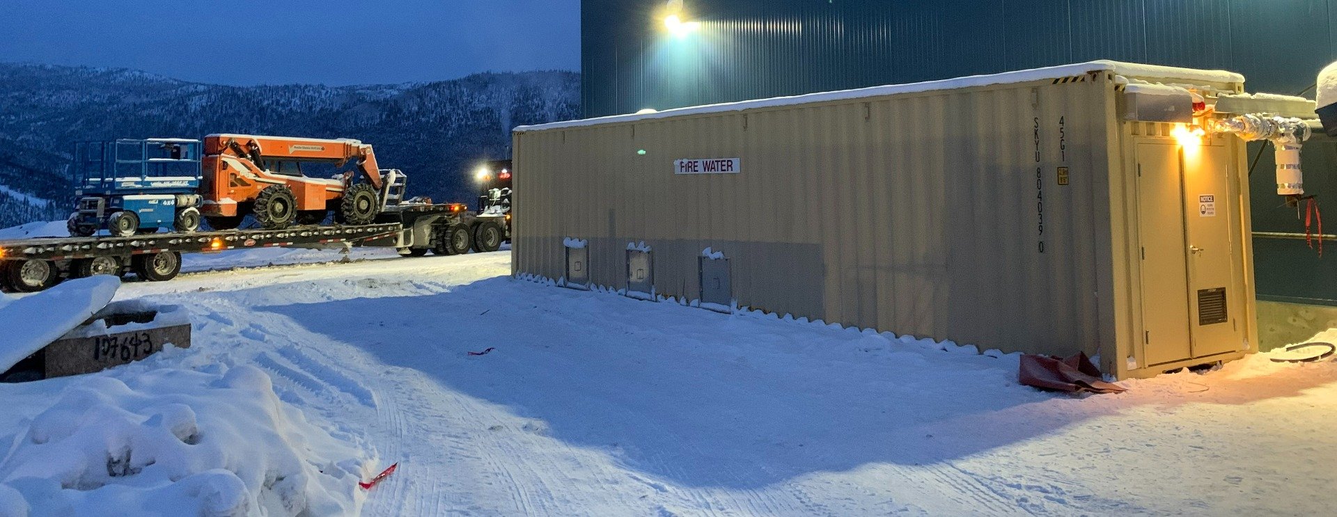 SUCCESSFULL FIREDOS INSTALLATION IN A CANADIAN GOLDMINE