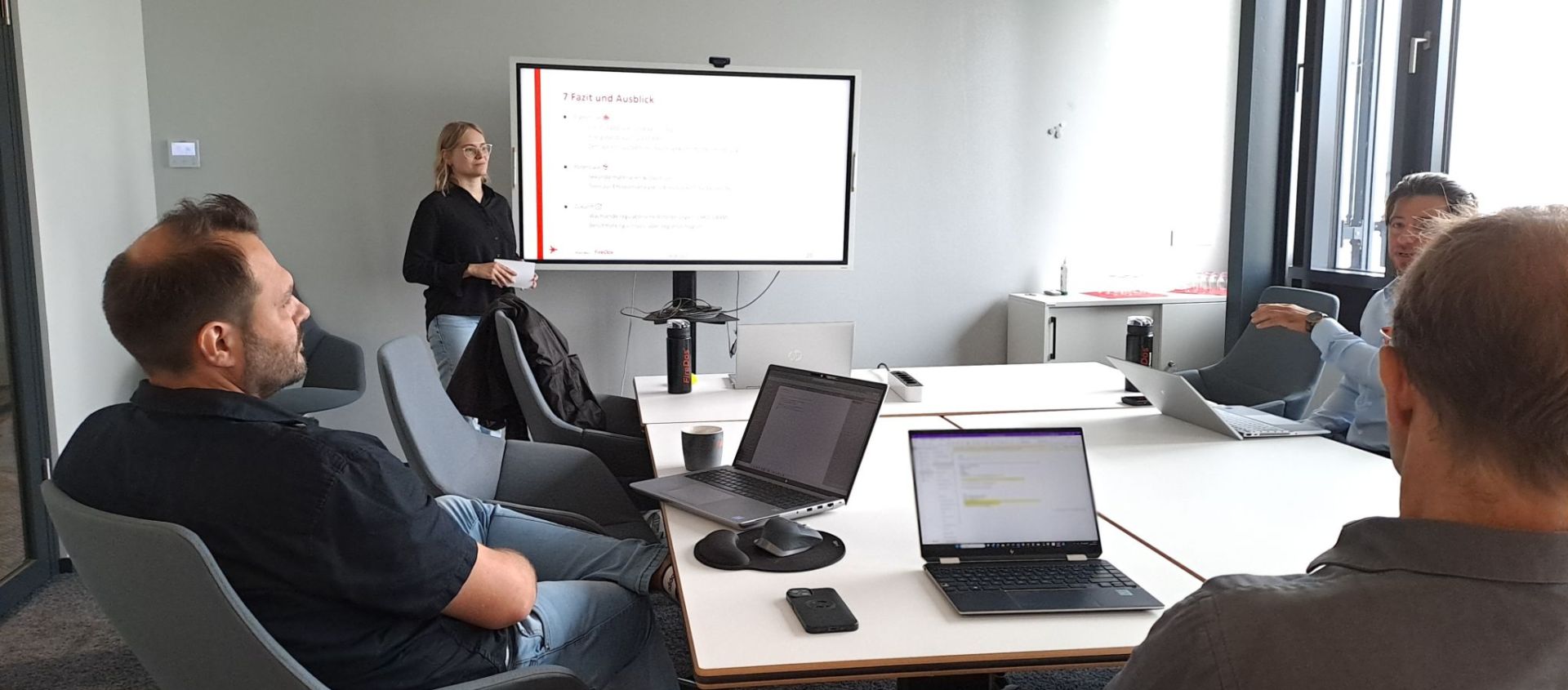 Presentation of Louisa Willmann's master's thesis, audience view