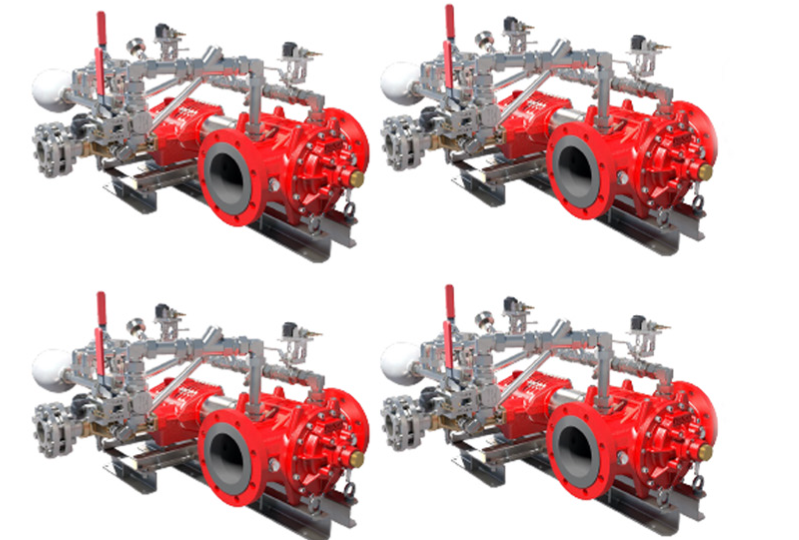 foam proportioner instead of bladder tank