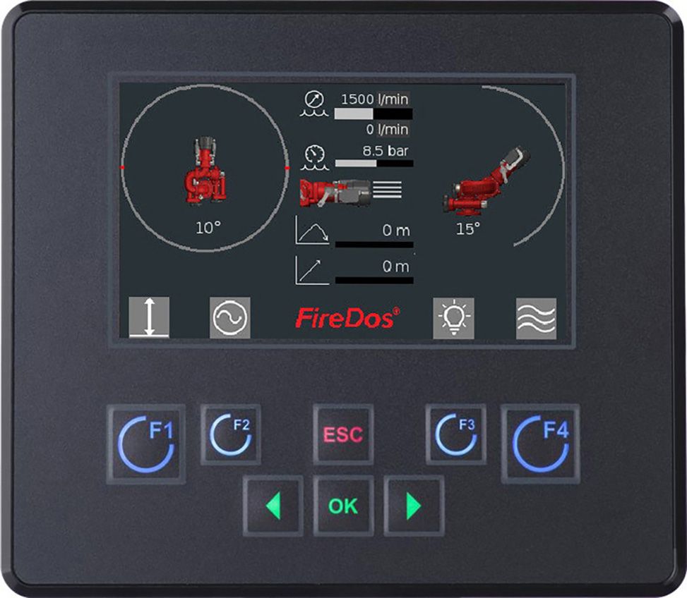 FireDos FCON monitor control system