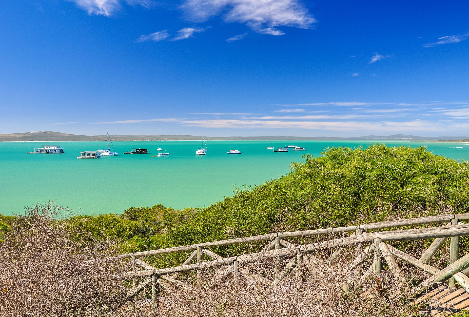 Langebaan lagoon in South Africa