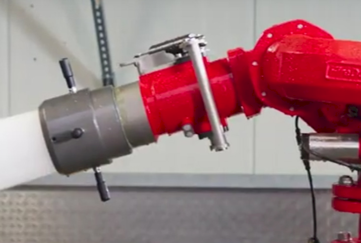 Video: The monitor nozzle shapes the jet