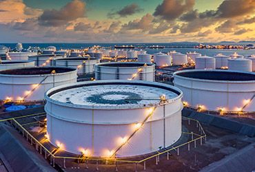 Tank farm oil and gas industry