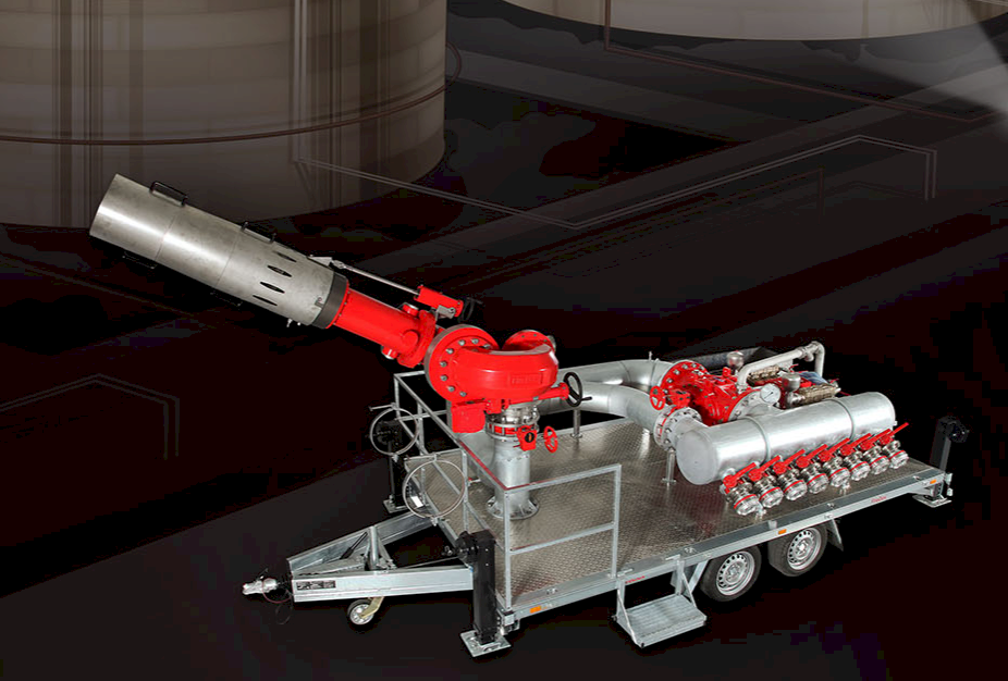 Trailers for firefighting and cooling